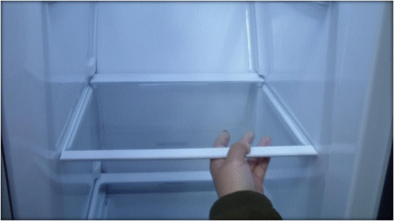 对开门冰箱 : rs21svhcs冰箱隔板的拆装方法?